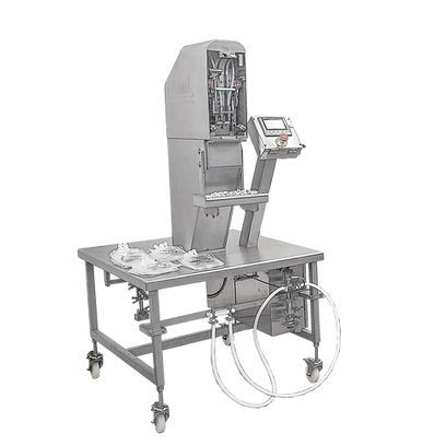 Sistema de llenado y sellado para la industria farmacéutica - BFM 007 - SFC - PLÜMAT Maschinenbau Vertriebs-GmbH - semiautomático
