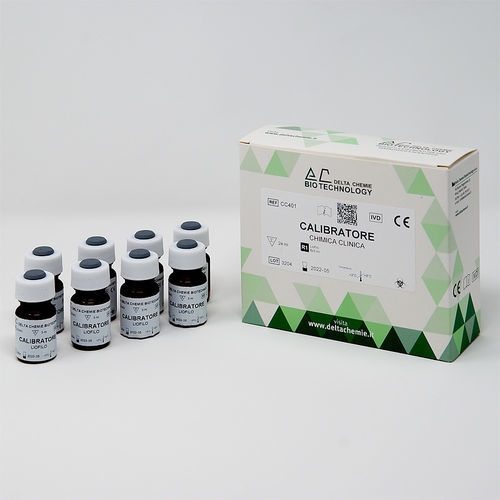 Kit de reactivos en solución - CC401 - DELTA CHEMIE BIOTECHNOLOGY - de química clínica / de calibración / liofilizado