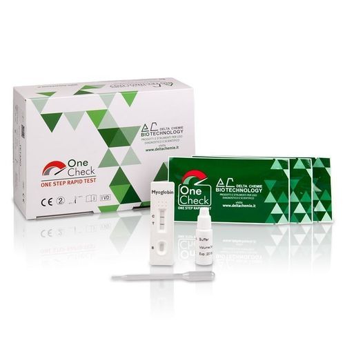 Prueba rápida para enfermedades cardiovasculares - TR163 - DELTA CHEMIE BIOTECHNOLOGY - de mioglobina / de suero / por plasma