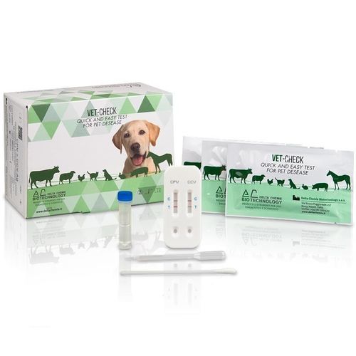 Prueba rápida veterinaria - VR002 - DELTA CHEMIE BIOTECHNOLOGY - para cánidos / de coronavirus / de parvovirus