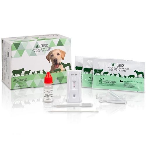Kit de prueba de ehrlichiosis - VR004 - DELTA CHEMIE BIOTECHNOLOGY - veterinario / para cánidos / para anticuerpos