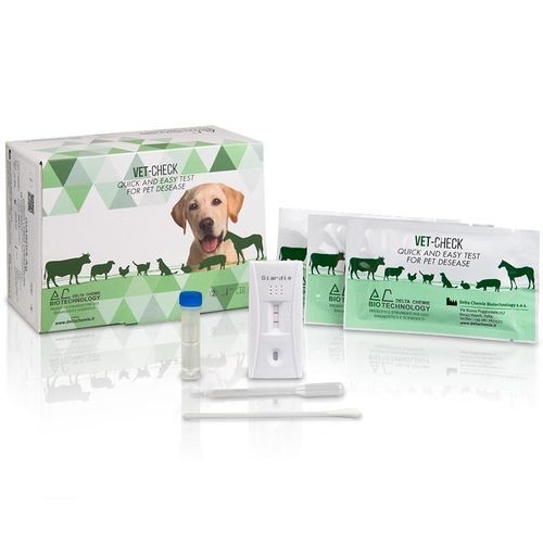 Prueba rápida veterinaria - VR007 - DELTA CHEMIE BIOTECHNOLOGY - para gatos / para perro / de Giardia lamblia