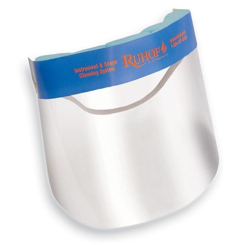 Pantalla facial sin látex - 345FSH - Ruhof Corp. - máscara integral / médica / transparente