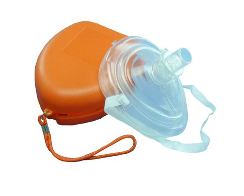Máscara de ventilación boca a boca - 325-1-12A - Secured Medical Direction - para RCP / de PVC / sin látex