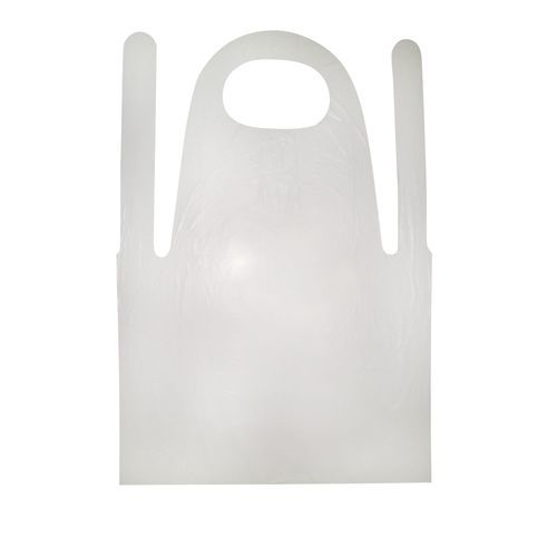 Delantal sanitario unisex - 137-1-20A - Secured Medical Direction - de polietileno / desechable / blanco