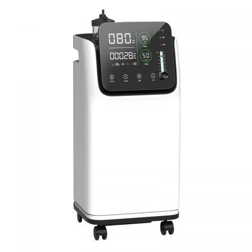 Concentrador de oxígeno médico - Anfas Arabia - para asistencia domiciliaria / con ruedas / 1 tanque