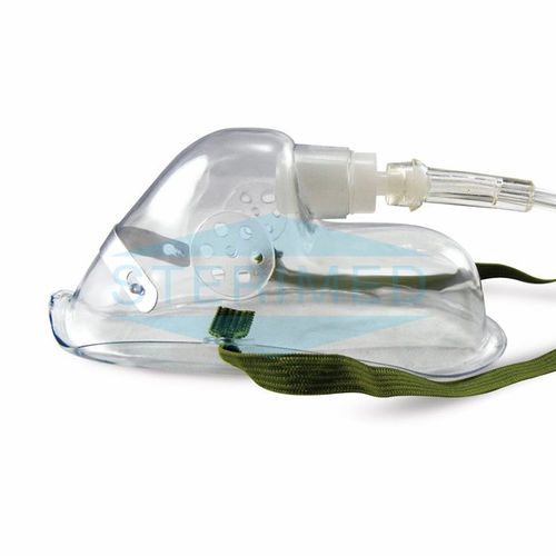 Máscara de oxígeno de PVC - SMD 704 - SteriMed Medical Devices - transparente / ajustable