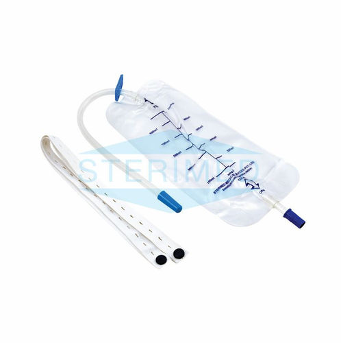 Kit de drenaje urinario - SMD 516 - SteriMed Medical Devices - graduada / con válvula antireflujo / policloruro de vinilo