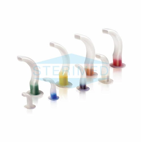 Cánula de intubación orofaríngea - SMD 705 - SteriMed Medical Devices - de Guedel / curvada / de PVC