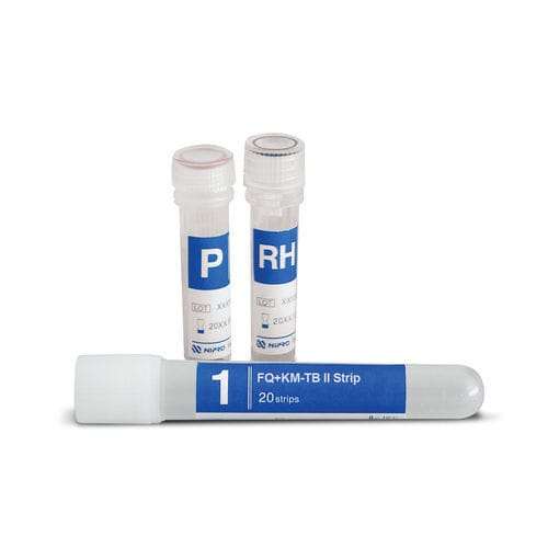 Prueba rápida de tuberculosis - GENOSCHOLAR™ FQ+KM-TB II - Nipro Middle East FZE - para la investigación / Mycobacterium tuberculosis / de expectoración
