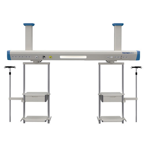 Columna de distribución de techo - TEC11.09 - Tecnomed Medical Sistemler Ve Turizm Sanayi Ticare Limited Sirketi - para cuidados intensivos / modular / con estantes