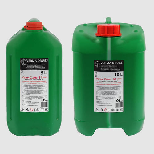 Desinfectante para dispositivos de hemodiálisis - VermaClean-S1 - Verma Drugs - líquido / 5000 mL / 10000 mL