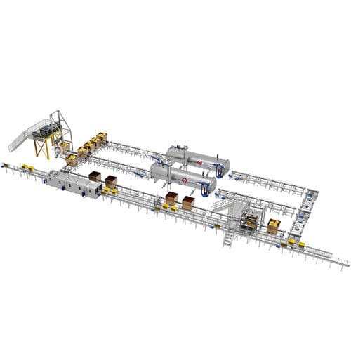 Sistema de tratamiento de desechos médicos - 20t/d - Zhucheng Zhongnenghe Machinery Technology Co., Ltd. - automático / con esterilizador