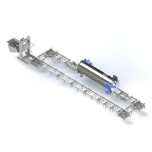 Sistema de tratamiento de desechos médicos - 15t/d - Zhucheng Zhongnenghe Machinery Technology Co., Ltd. - automático / con esterilizador