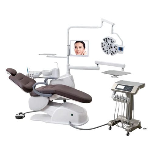 Unidad dental con sillón eléctrico - LeadThink Medical Equipment Co.,Ltd. - modular / con cámara intraoral / con portainstrumentos