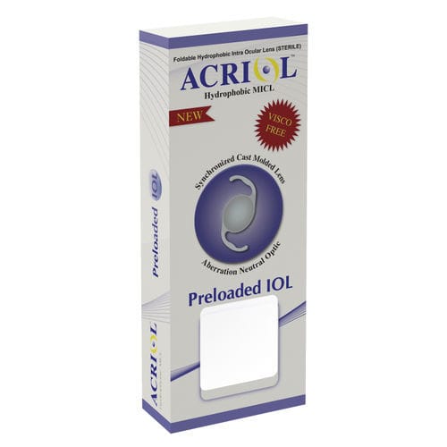 Lente intraocular monofocal - Acriol Pre-Loaded - Care Group