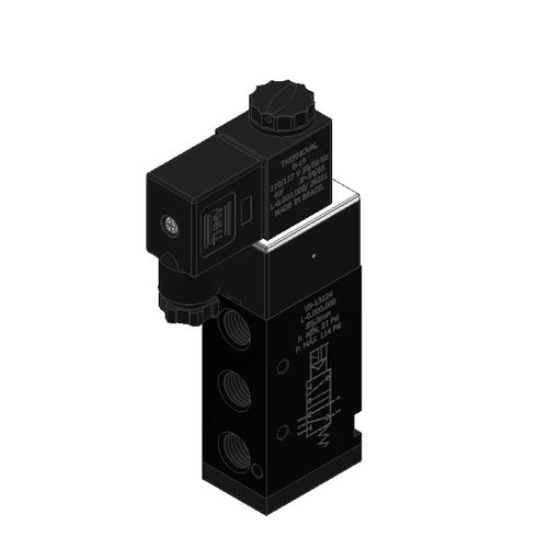 Válvula de gas - 5/2-Way - Thermoval - con solenoides / de acero inoxidable