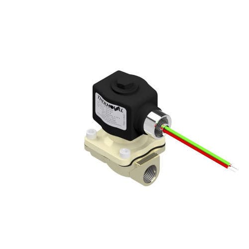 Válvula de gas - Thermoval - con solenoides / de acero inoxidable / de latón