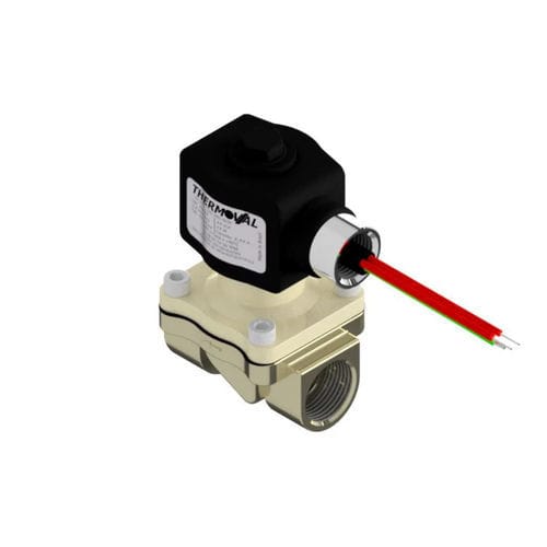 Válvula de gas - General  - Thermoval - con solenoides / de acero inoxidable / de latón