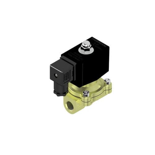 Válvula de gas - 3/8" NPT - Thermoval - con solenoides / de acero inoxidable / de latón