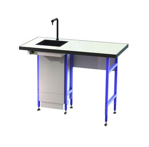 Mesa de laboratorio con fregadero - 79047 series - JEULIN