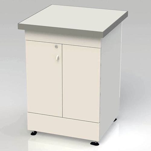 Armario de laboratorio - 790115 - JEULIN - con puerta / con cajón / blanco