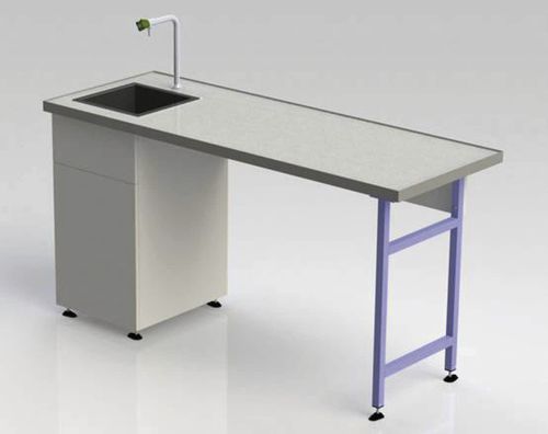 Mesa de laboratorio con fregadero - 790333 - JEULIN - húmedo