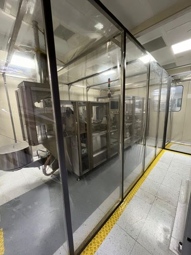 Sala blanca flexible - CSV Containment - para la industria farmacéutica / modular / con estructura de acero inoxidable