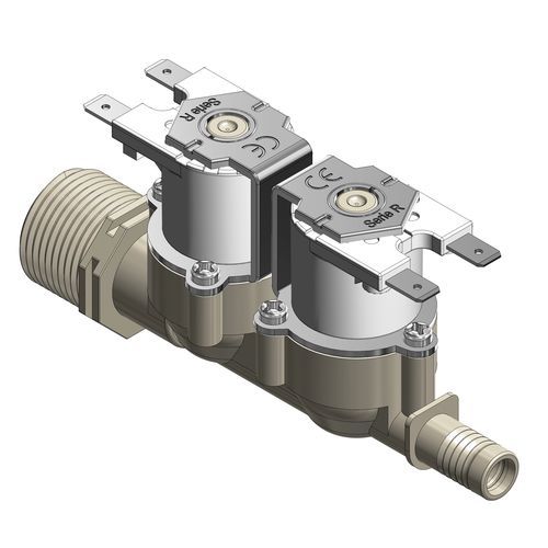 Válvula para el sector médico - R Series Dual 257 - Rpe - con solenoides / de control directo / de silicona