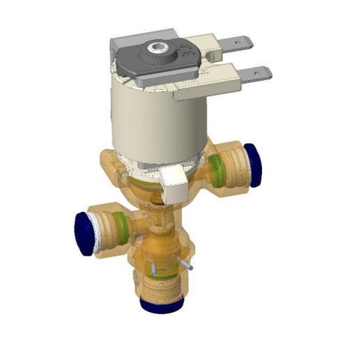 Válvula para el sector médico - R42A0320DDD 24DC - Rpe - de acero inoxidable / de alta presión