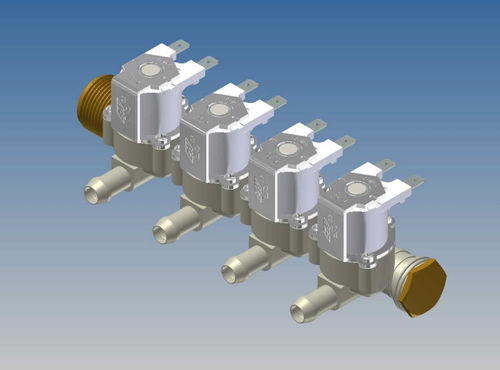 Electroválvula con servomotor - RC 104 - Rpe - normalmente cerrado / NC / biestable