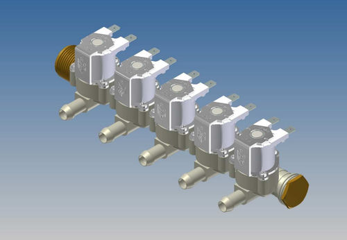Electroválvula con solenoides - RC 105 - Rpe - con servomotor / NC / normalmente abierta