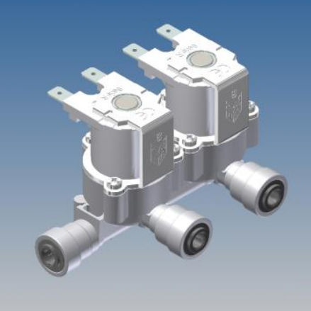 Electroválvula con solenoides - 237 192 - Rpe - normalmente cerrado / biestable / para agua potable