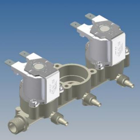 Electroválvula con solenoides - 236 002 - Rpe - con servomotor / normalmente cerrado / NC