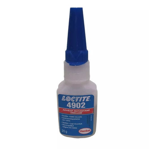 Cola de ensamblaje médico cianoacrilato - LOCTITE® 4902 - Henkel - para dispositivos médicos desechables / para metal / para plástico