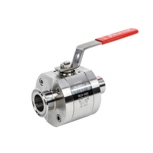 Válvula de bola - MN4 F - Meca-Inox - para brida / para lavadora / para máquina de soldadura