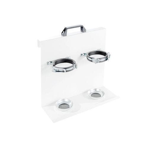 Soporte para botellas de oxígeno - 113-004 - Guido Buschmeier Maschinenbau - portacilindros de gas / de 2 cilindros