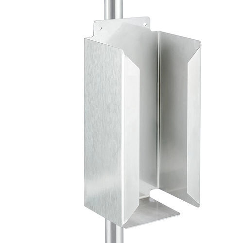 Soporte montado en barra - 116-042-dd - Guido Buschmeier Maschinenbau - de aluminio / de acero inoxidable / de tipo caja de guantes