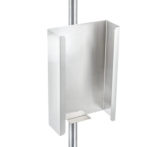 Soporte montado en barra - 116-043-dd - Guido Buschmeier Maschinenbau - de aluminio / de acero inoxidable / de tipo caja de guantes