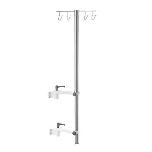 Soporte para bombas de infusión - 115-018-III - Guido Buschmeier Maschinenbau - para botellas de perfusión / de pared / de aluminio