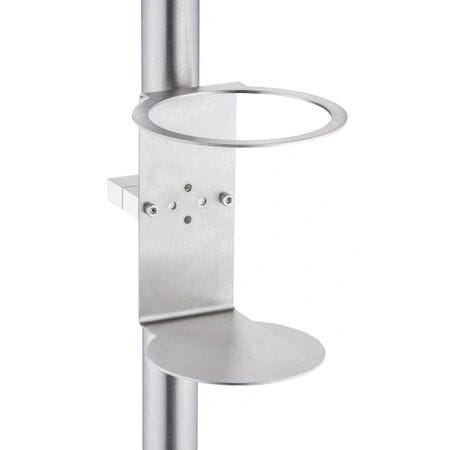 Soporte para bombonas - 116-056-dd - Guido Buschmeier Maschinenbau - montado en barra / de aluminio / de acero inoxidable