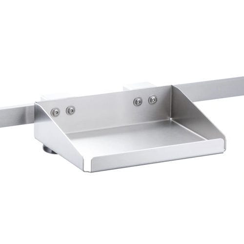 Estante de acero inoxidable - 124-002-bb-tt - Guido Buschmeier Maschinenbau - de aluminio / en riel