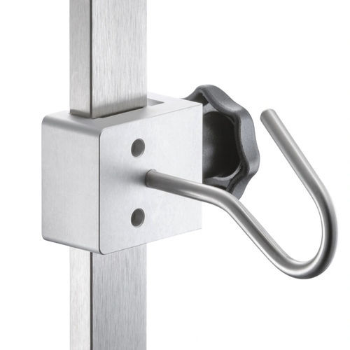 Soporte en riel - 118-028-ll - Guido Buschmeier Maschinenbau - de aluminio / de acero inoxidable