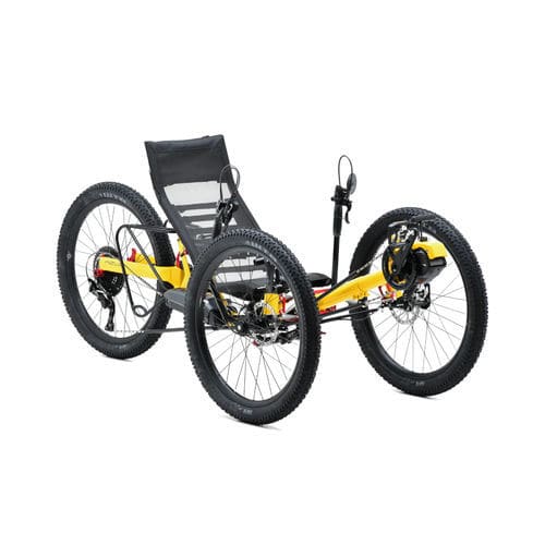 Triciclo reclinado con pedales - Ti-FLY X - Azub Bike - para adulto / plegable / negro
