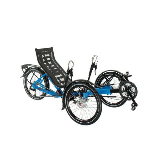 Triciclo reclinado con pedales - T-Tris 20 - Azub Bike - para adulto / plegable / negro
