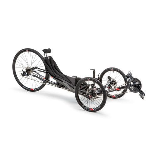 Triciclo reclinado con pedales - VTX - ICE Trikes - para adulto / negro