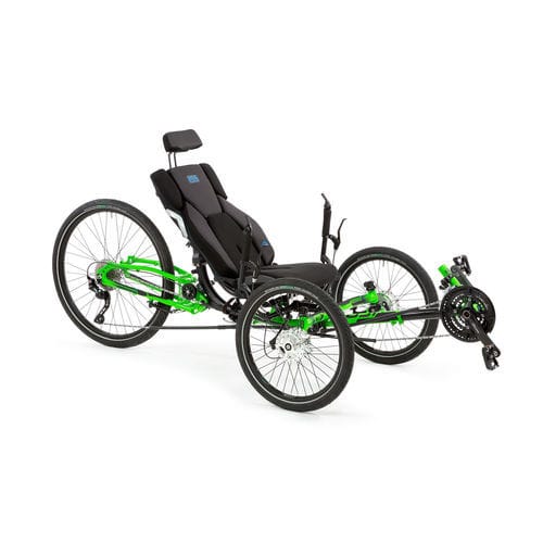 Triciclo reclinado con pedales - ADVENTURE - ICE Trikes - para adulto / verde / azul