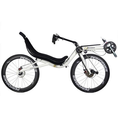 Bicicleta reclinada con pedales - Surmonter - Cycles Performer - para adulto / blanca