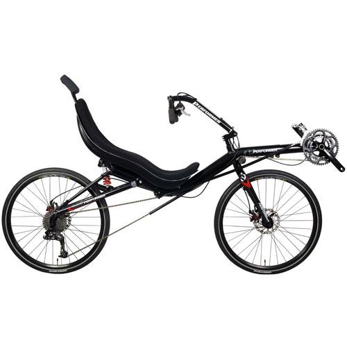 Bicicleta reclinada con pedales - Goal 26x - OSS/USS - Cycles Performer - para adulto / negra / marco de aluminio