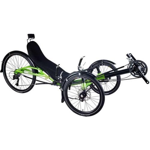 Triciclo reclinado con pedales - Trike F - Cycles Performer - para adulto / verde